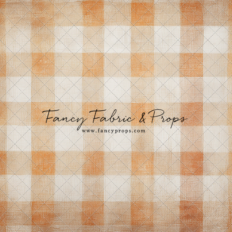 Pumpkin Patch Plaid - With Sweep Option