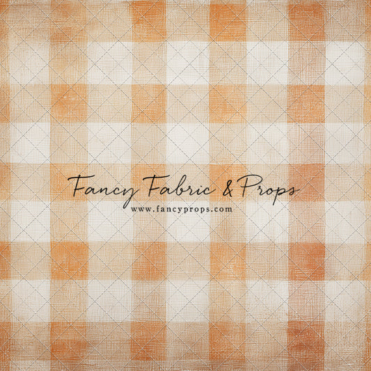 Pumpkin Patch Plaid - With Sweep Option