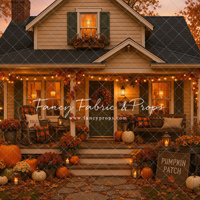 Pumpkin Patch Welcome - With Sweep Option