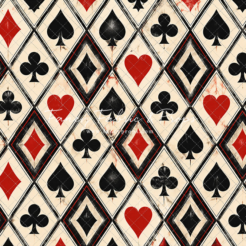 Queen's Card Suit Tiles
