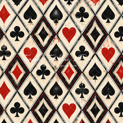 Queen's Card Suit Tiles