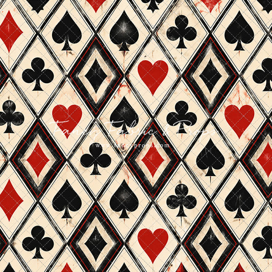 Queen's Card Suit Tiles