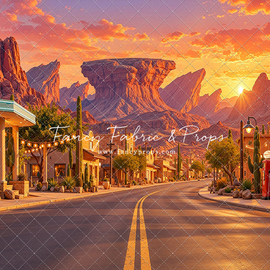 Radiator Springs Sunset - With Sweep Option