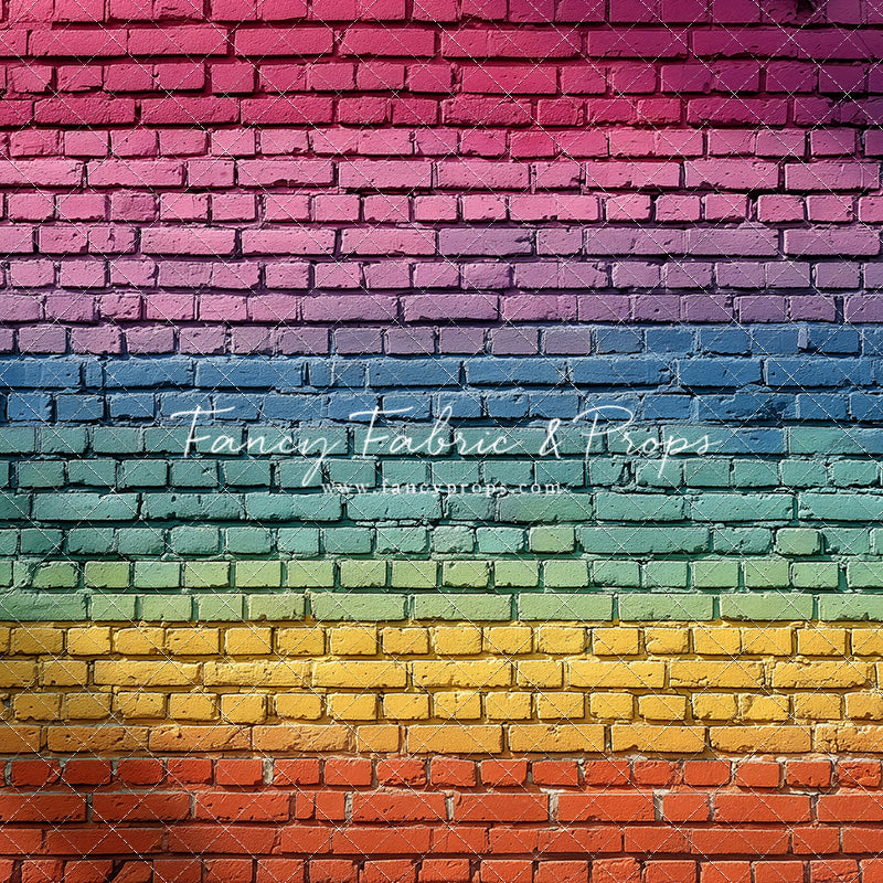Rainbow Riot Brick - With Sweep Option