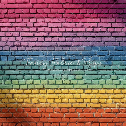 Rainbow Riot Brick - With Sweep Option
