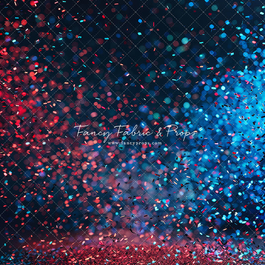 Red & Blue Stage Confetti - Sweep Sizes Only