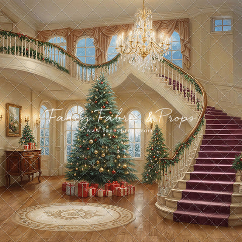 Regal Christmas Staircase - with Sweep Option