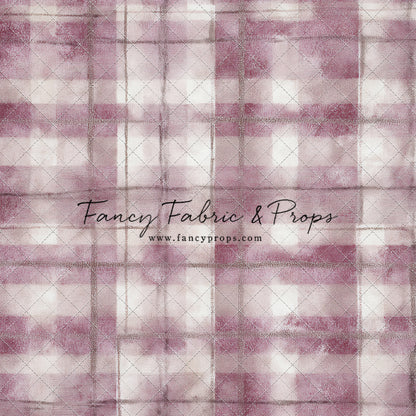 Rose Mist Plaid - With Sweep Option