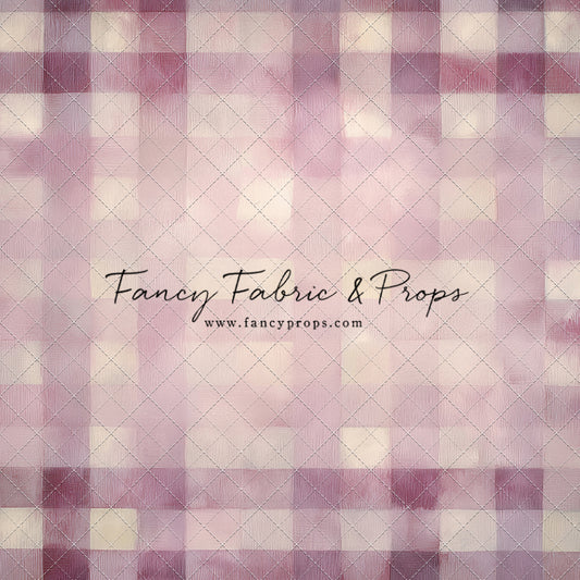 Rose Quartz Plaid - With Sweep Option