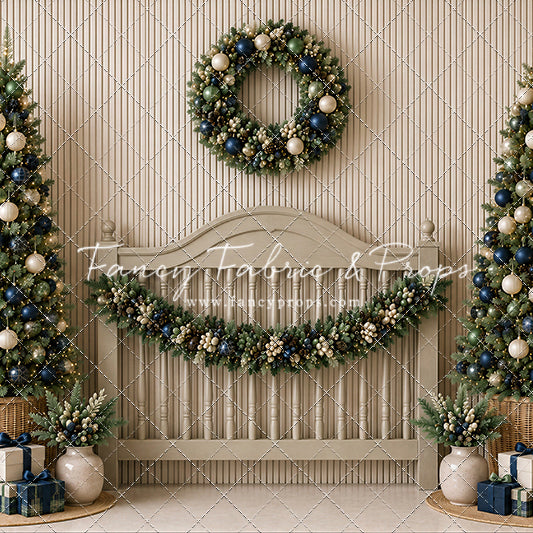 Sage & Navy Headboard