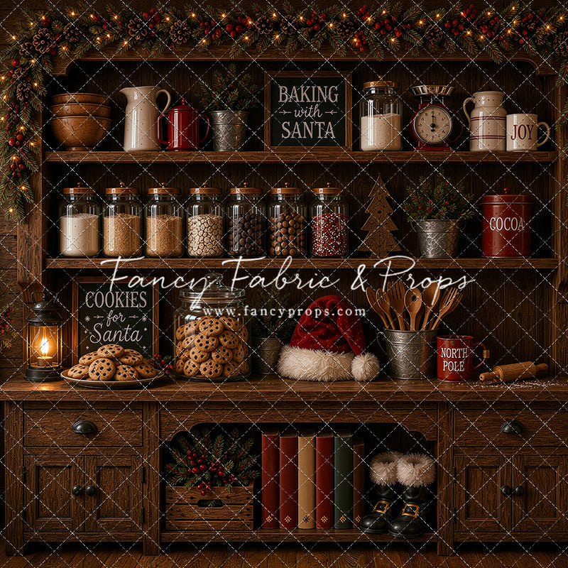 Santa's Cookie Cupboard - With Sweep Option