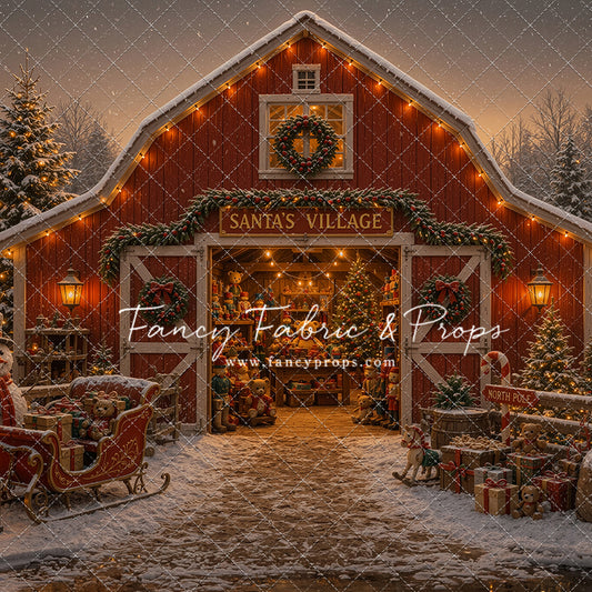 Santa's Village Barn - with Sweep Option