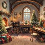 Santa's Winter Cabin - with Sweep Option