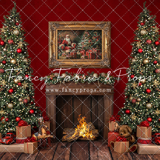Santa's Fireside Mantle