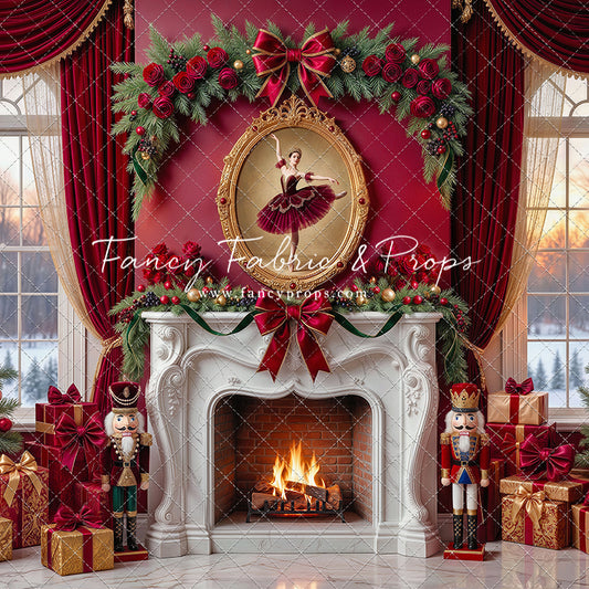 Scarlet Ballerina Christmas - with Sweep Option