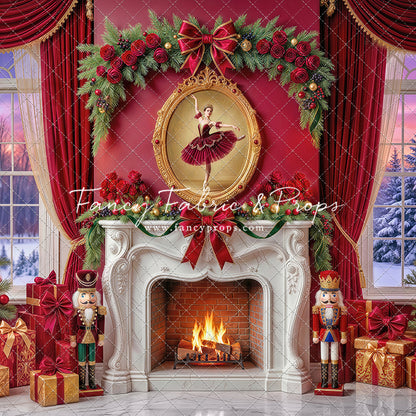 Scarlet Ballerina Christmas Room - with Sweep Option