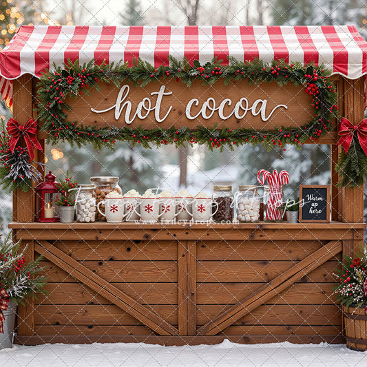 Snowy Sips Cocoa Bar - With Sweep Option