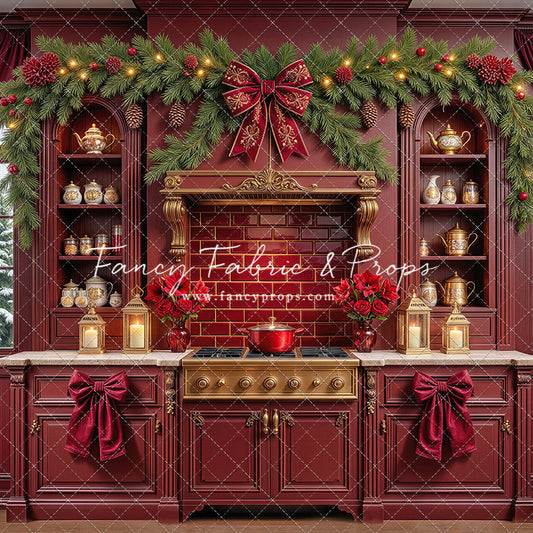 Sophisticated Scarlet Kitchen - With Sweep Option
