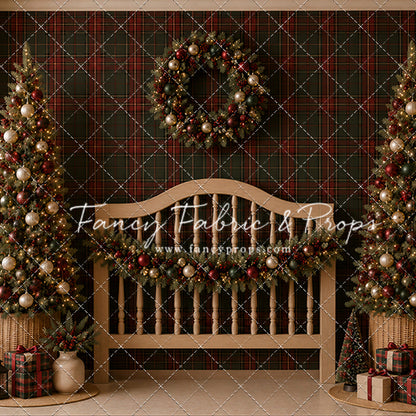 Sophisticated Holiday Headboard - with Sweep Option