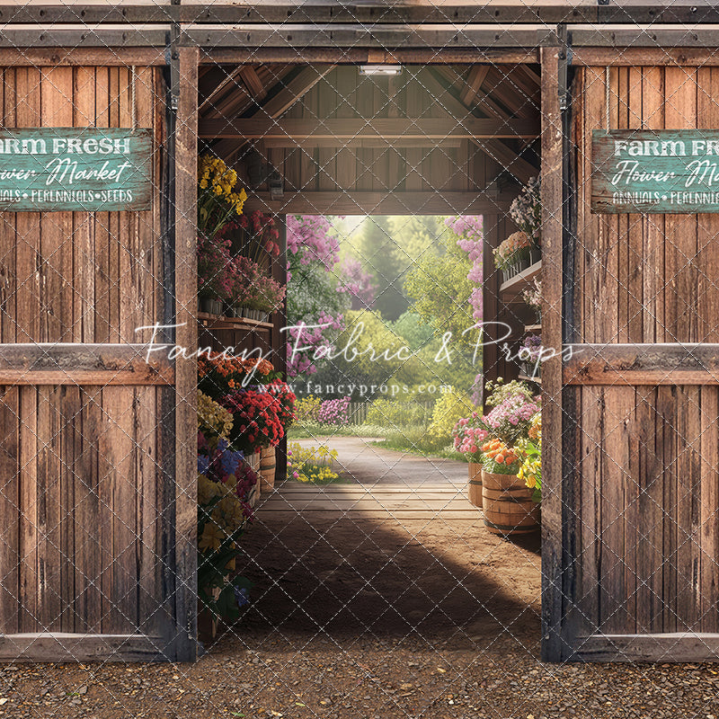 Farm Fresh Flower Barn - With Sweep Option