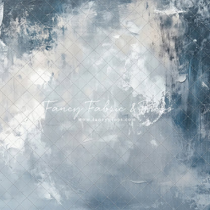 Stormy Skies - With Solid Blue Floor Sweep Option