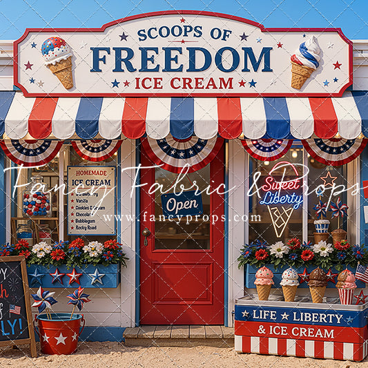 Sweet Liberty Ice Cream - With Sweep Option