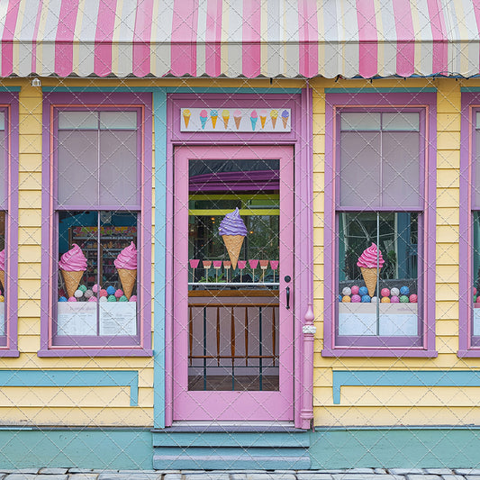 Sweet Summer Ice Cream Shop - With Sweep Option