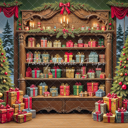 The Christmas Curio Cabinet - with Sweep Option