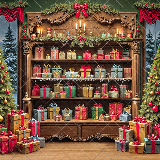The Christmas Curio Cabinet - with Sweep Option