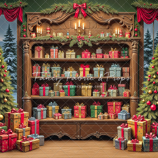 The Christmas Curio Cabinet - with Sweep Option