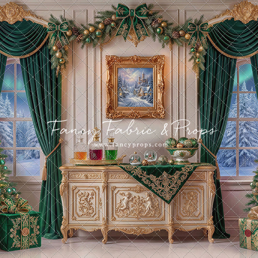 The Gilded Green Room  - with Sweep Option