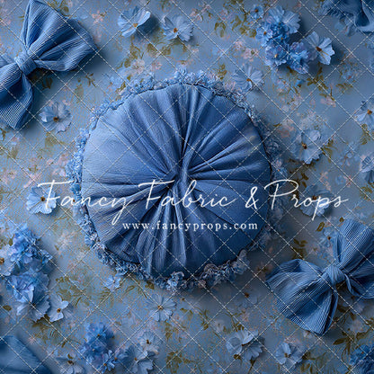 Tied In Blue - Petite