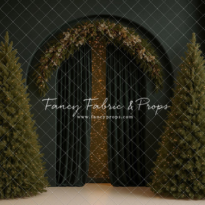 Velvet Christmas Arch - With Sweep Option