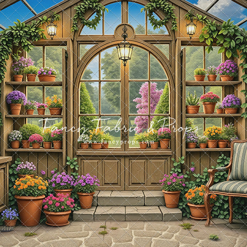 Violet Lavender Greenhouse - With Sweep Option