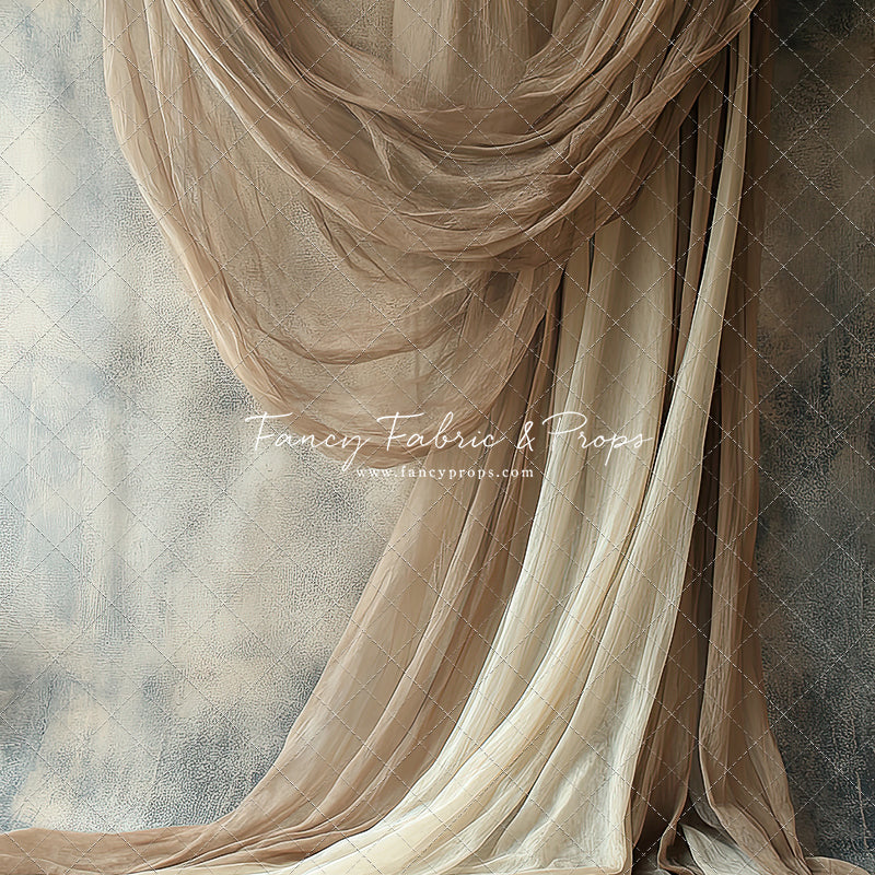 Warm Taupe Veil - Sweep Only