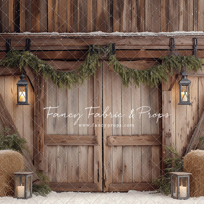 Winter Barn Entry - with Sweep Option