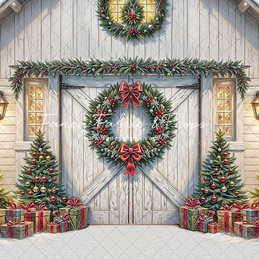 Winter Welcome Barn - with Sweep Option