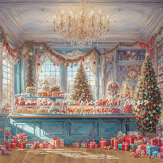 Winter Wonderland Sweet Shop - With Sweep Option