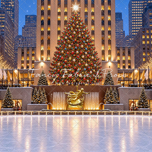 Wintertime Skating Rink - with Sweep Option