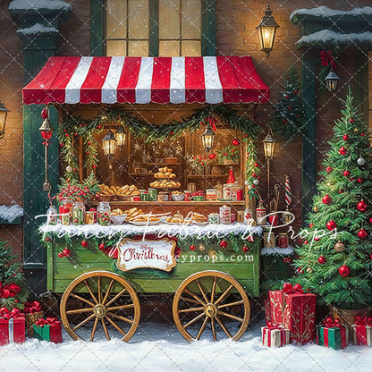Yuletide Treats Cart - With Sweep Option