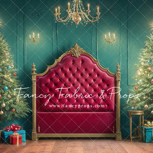 Royal Repose in Yuletide - With Sweep Option – Fancy Fabric & Props