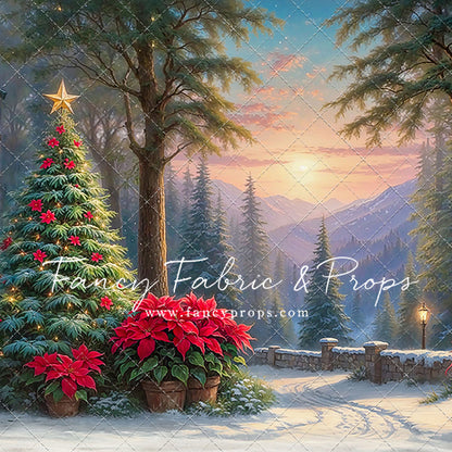 Sunset on Yuletide Lane - With Sweep Option