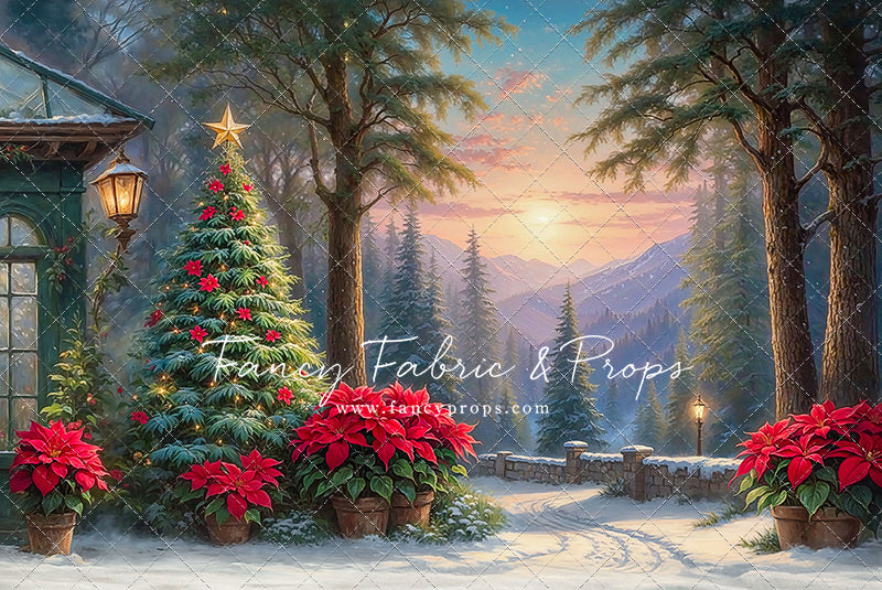 Sunset on Yuletide Lane - With Sweep Option