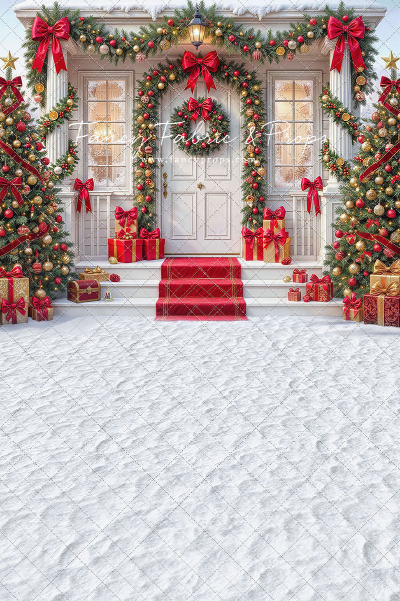 Christmas Front Porch Classic - With Sweep Option