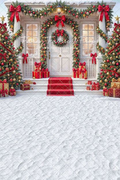 Christmas Front Porch Classic - With Sweep Option