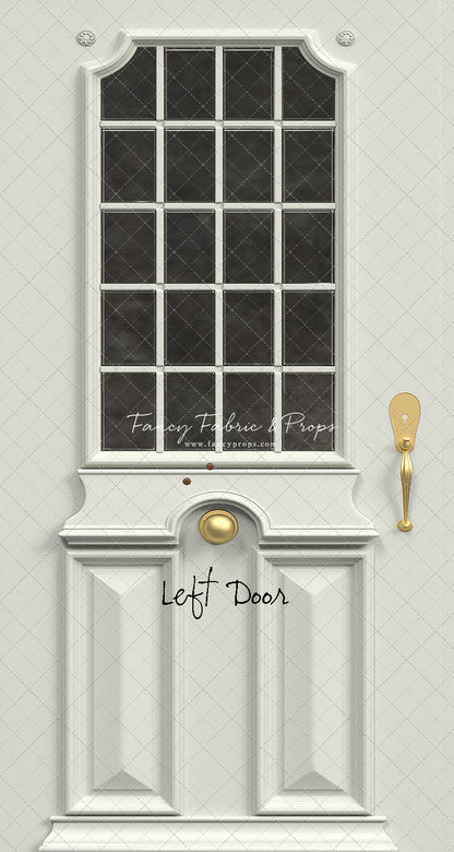 White Door With Window - Slimline Drop For OG Fancy Lite System - Slimline Panels