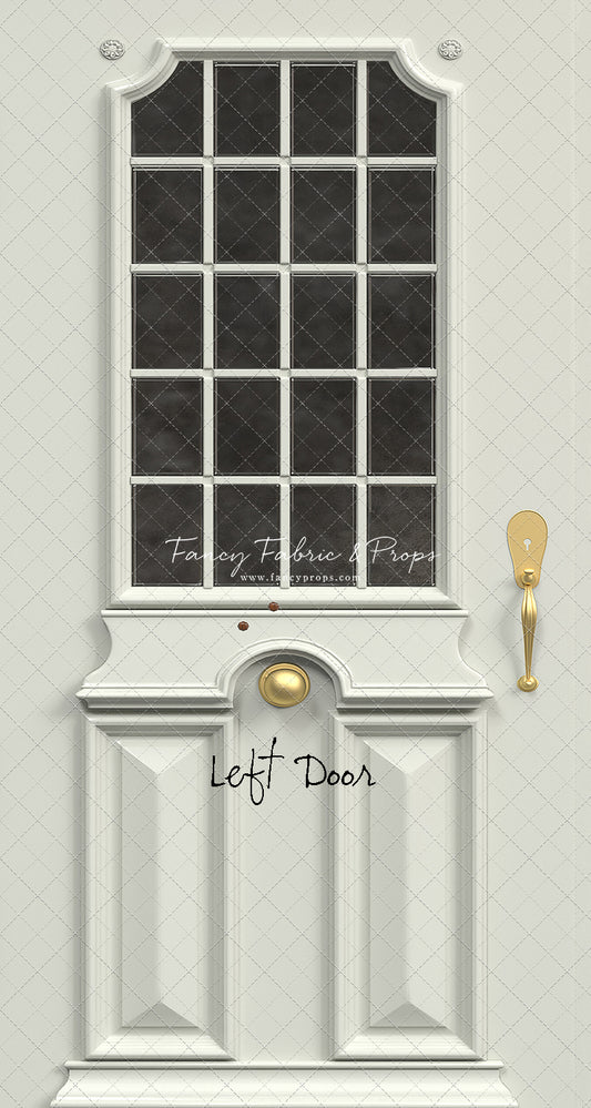 White Door With Window - Slimline Drop For OG Fancy Lite System - Slimline Panels