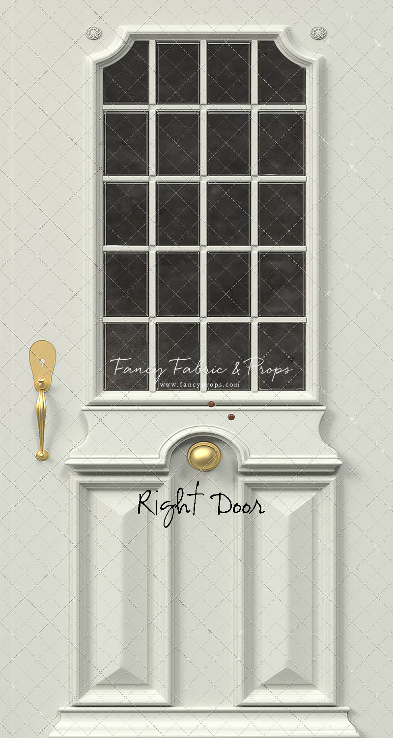 White Door With Window - Slimline Drop For OG Fancy Lite System - Slimline Panels