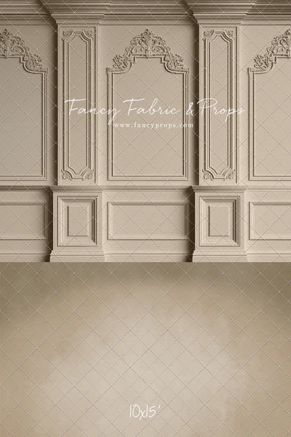 Classic Cream Victorian Wall - With Sweep Option