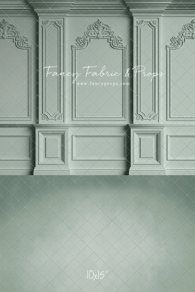 Classic Mint Victorian Wall - With Sweep Option
